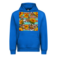 Cobalt serape leopard seamless pattern Urban Hoodie - BundleAndBundleShop