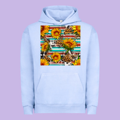 Serape Leopard Seamless Pattern Urban Hoodie Designed By Bundleandbundleshop