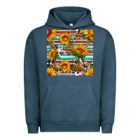 Pigment Midnight Navy serape leopard seamless pattern Urban Hoodie - BundleAndBundleShop