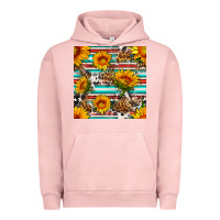 Pigment Salmon serape leopard seamless pattern Urban Hoodie - BundleAndBundleShop