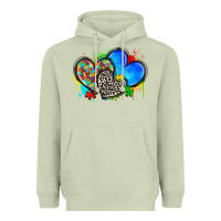 Matcha autism hearts Heavyweight Hoodie - Zillion Design Studio