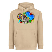 Mushroom autism hearts Heavyweight Hoodie - Zillion Design Studio