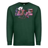 Sports Green valentine's day nurse love Premium Sweatshirt - RanaPortraitStore