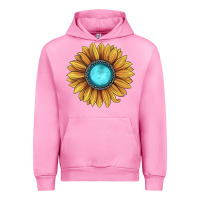 Fuchsia Pink sunflower gemstone Urban Hoodie - JahusDesignShop