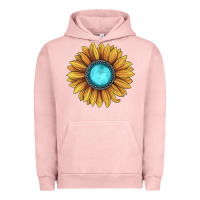 Pigment Salmon sunflower gemstone Urban Hoodie - JahusDesignShop