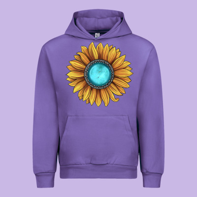 Sunflower Gemstone Urban Hoodie Designed By Jahusdesignshop