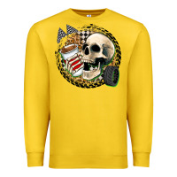 Lemon race skull Premium Sweatshirt - Zillion Design Studio