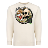 Sandshell race skull Premium Sweatshirt - Zillion Design Studio