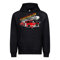 Black firefighter fire truck Urban Hoodie - Artiststas