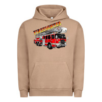 Pigment Burro firefighter fire truck Urban Hoodie - Artiststas