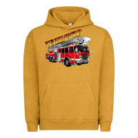Pigment Peanut Butter firefighter fire truck Urban Hoodie - Artiststas