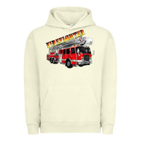 Pigment Pistachio firefighter fire truck Urban Hoodie - Artiststas