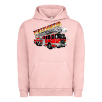 Pigment Salmon firefighter fire truck Urban Hoodie - Artiststas