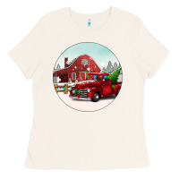 Bone Christmas farm Christmas Ladies Tee - BarkalooDesign