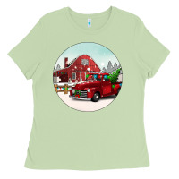 Matcha Christmas farm Christmas Ladies Tee - BarkalooDesign