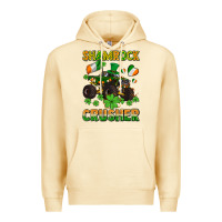 Pina Colada shamrocks crusher monster truck with shamrocks Premium Hoodie - AdoDesignShop