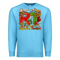 Ocean Blue respiratory therapist juneteenth Premium Sweatshirt - Zillion Design Studio