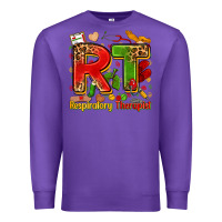 Purple respiratory therapist juneteenth Premium Sweatshirt - Zillion Design Studio