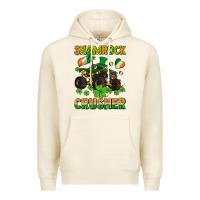Tofu shamrocks crusher monster truck with shamrocks Premium Hoodie - AdoDesignShop