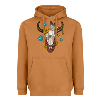 Meerkat western cow skull Heavyweight Hoodie - texasbilliewilder