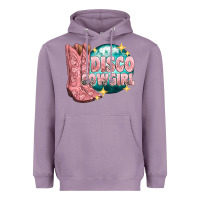 Lavender western disco cowgirl Heavyweight Hoodie - texasbilliewilder
