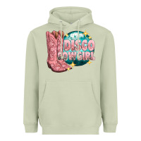 Matcha western disco cowgirl Heavyweight Hoodie - texasbilliewilder