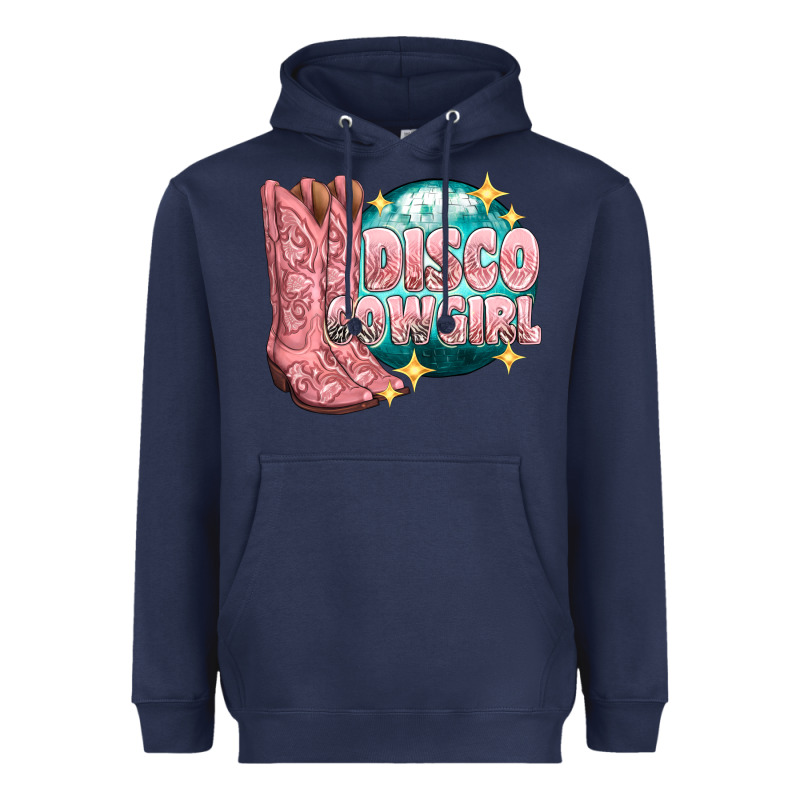 Western Disco Cowgirl Heavyweight Hoodie by texasbilliewilder | Teevron