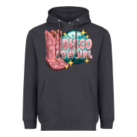 Smoke western disco cowgirl Heavyweight Hoodie - texasbilliewilder