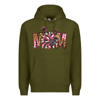 Army Green cheer mom Premium Hoodie - Jasminsmagicworld