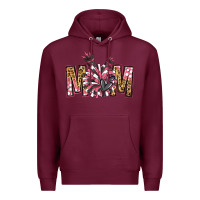 Burgundy cheer mom Premium Hoodie - Jasminsmagicworld