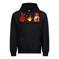 Black peace love firefighter Urban Hoodie - Artiststas