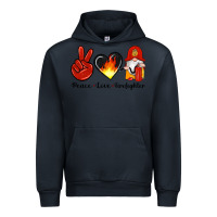Navy peace love firefighter Urban Hoodie - Artiststas