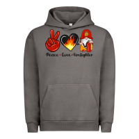 Pigment Tornado peace love firefighter Urban Hoodie - Artiststas