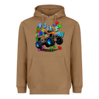 Toasted Coconut monster truck autism Heavyweight Hoodie - Zillion Design Studio