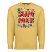 Antique Gold summer  vibes Premium Sweatshirt - texasbilliewilder