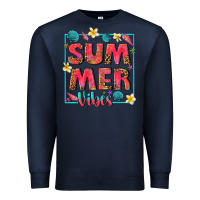 Navy summer  vibes Premium Sweatshirt - texasbilliewilder