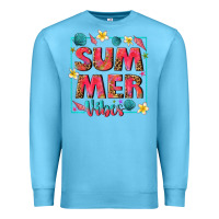 Ocean Blue summer  vibes Premium Sweatshirt - texasbilliewilder