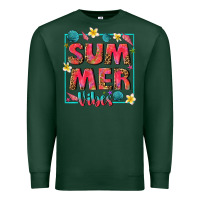 Sports Green summer  vibes Premium Sweatshirt - texasbilliewilder