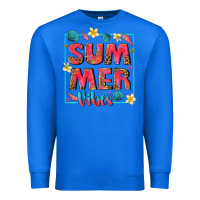 True Royal summer  vibes Premium Sweatshirt - texasbilliewilder