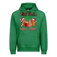 Emerald christmas calories dont count with  christmas tree cake and cookies ad Urban Hoodie - AdoDesignShop