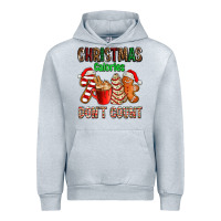 Heather Grey christmas calories dont count with  christmas tree cake and cookies ad Urban Hoodie - AdoDesignShop