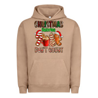 Pigment Burro christmas calories dont count with  christmas tree cake and cookies ad Urban Hoodie - AdoDesignShop
