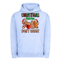 Pigment Grape Ice christmas calories dont count with  christmas tree cake and cookies ad Urban Hoodie - AdoDesignShop