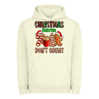 Pigment Pistachio christmas calories dont count with  christmas tree cake and cookies ad Urban Hoodie - AdoDesignShop