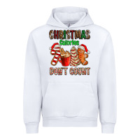 White christmas calories dont count with  christmas tree cake and cookies ad Urban Hoodie - AdoDesignShop
