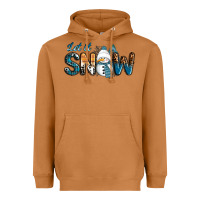 Meerkat Let It Snow Snowman Heavyweight Hoodie - RanaPortraitStore