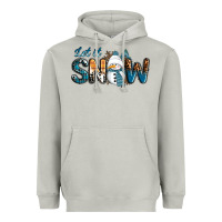 Moon Dust Let It Snow Snowman Heavyweight Hoodie - RanaPortraitStore