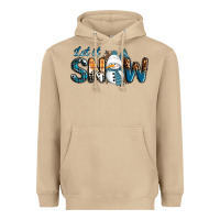 Let It Snow Snowman Heavyweight Hoodie | Teevron