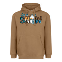 Toasted Coconut Let It Snow Snowman Heavyweight Hoodie - RanaPortraitStore