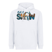 White Let It Snow Snowman Heavyweight Hoodie - RanaPortraitStore